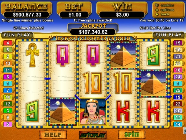 Jackpot Cleopatra’s Gold				 Pokie